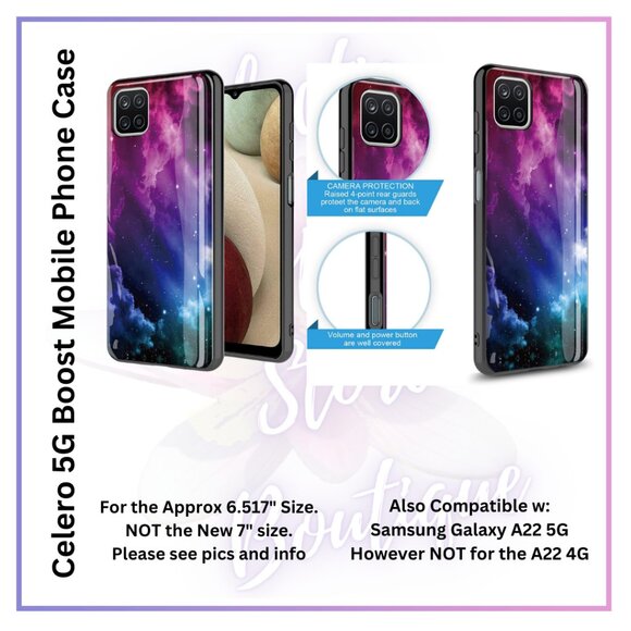Galaxy A22 & Celero 5G Phone Case Boost Mobile/Samsung Case w/Pop Socket - Picture 2 of 12